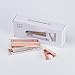 Rose Gold Desk Set Stapler Bundle 1) Stapler 1) Staple Remover with Gift Box - Housewarming Gifts New Apartment