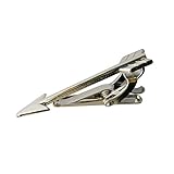 SuperBZ Men's Arrow Tie Clip Silver