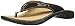 Neat Feat Men's Zori Sport Orthotic Slip-on Sandals Flip Flop, Black/Tan, 8 D US