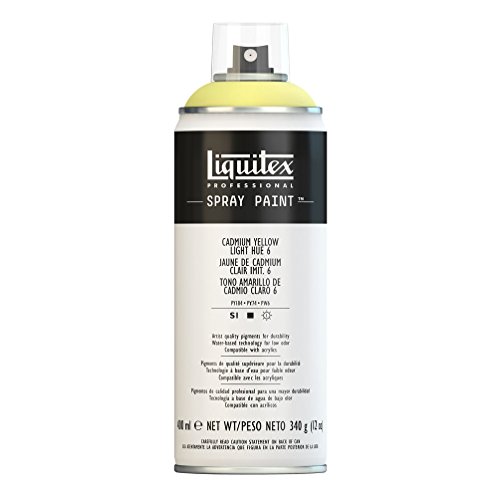 Liquitex - Acrílico en Spray, 400 ml, Amarillo (Amarillo Cadmio Claro (Imitación) 6)