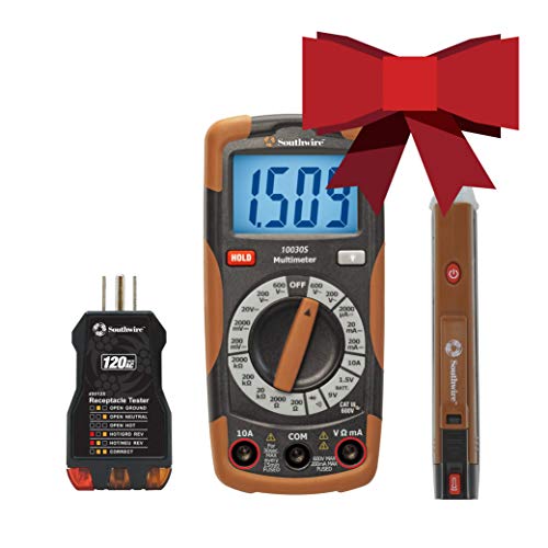 Southwire 10037K Tools & Equipment Electrical Test Kit, Includes 600V