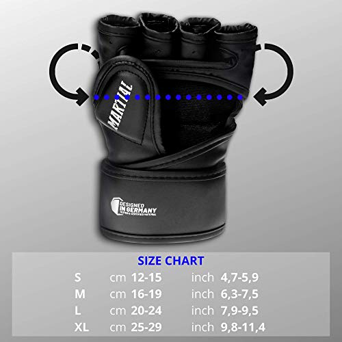 Guantes-Martial-de-MMA-con-Acolchado-Ideal-Guantes-de-Boxeo-para-una-Alta-Estabilidad-de-la-muneca-Guantes-de-Pelea-de-Larga-Durabilidad-para-Artes-Marciales-Boxeo-Sparring