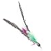 Wisspet Teaser Cat Toys Bird Catcher Interactive Wand Fishing Pole with 3 Feather Refill Replacement Pack