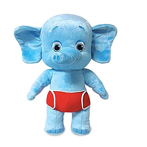aolongwl Plüschtier 4 Stück / Los 25 cm Snap Toys Word Party Lulu, Panda Elefant Wallaby Kuscheltiere Plüschtier – Bild 5