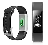 Fitness Tracker NewYouDirect Heart Rate Monitor Pedometer Activity Tracker Smart Watch Smart WristBand with Sleep Monitor Calories/Step Counter Bluetooth 4.0 for Android IOS