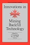 Image de Innovations in Mining Backfill Technology