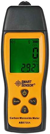 MUANI AS8700A Handheld Carbon Monoxide Meter High Precision Digital CO Leak Detector Analyzer Range 1000ppm
