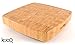 HIGH-END Large Bamboo Cutting Board with Feet by KOOQ - THE MOST SOPHISTICATED, THICK Butcher's Block and Chopping Board. Beautiful Cheese Board & Serving Board. (12