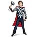 Disguise Boys Marvel Avengers Assemble Thor Classic Muscle Costume, One Color, Small/4-6