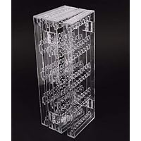 PALIGHT Clear Acrylic Earrings Ear Studs Necklace Multifunctional Plastic Folding Screen Earring Jewelry Display Stand Holder