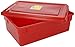 Childcraft Storage Box with Lid - 16 x 11 x 6 inches - Red
