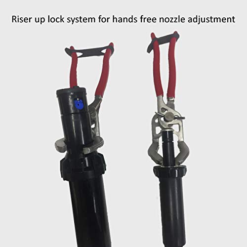 Sprinkler Head Wrench Stainless Steel PRO, Fastest removal, replacement, repair & adjustment tool No digging or mess. Works on ALL SIZES & ALL BRANDS of Spray & Rotor heads -4.75" Hunter Rainbird Toro