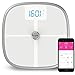Koogeek Bluetooth WiFi Body Fat Scale with IOS and Android App Wireless Bathroom Scale for Body weight, Body Fat, Water, Muscle Mass, BMI, BMR, Bone Mass and Visceral Fat, White