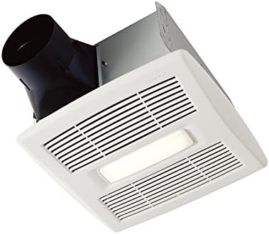 Broan Nutone Ae110sl Invent Energy Star Certified Humidity Sensing Fan With Led Light 110 Cfm 1 0 Sones White