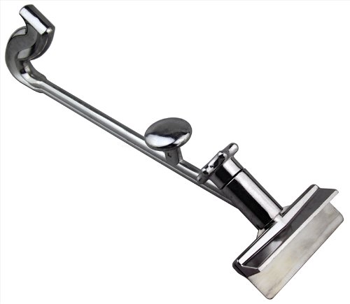 New Star Foodservice 37487 Heavy Duty Casting Aluminum Grill Scraper With Stainless Steel Blade,17.5-inch, Silver