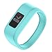 NotoCity Compatible with Garmin Vivofit JR/JR 2/3 Bands,Soft Silicone Replacement Watch Bands for Boy Girls,Mint Small