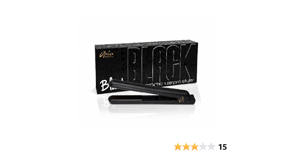 Aria Beauty - Plancha de pelo, color negro : Amazon.es: Belleza