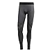 adidas Men's Training Alphaskin Sport Long Tights, Dark Grey Heather/Black, Medium