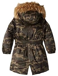 DKNY Anorak - Chaqueta larga para niña