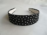 Black White Dots Headband