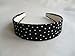 Black White Dots Headband
