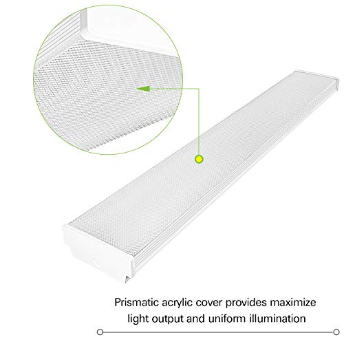 3 Hykolity+Wraparound+Fluorescent+Daylight+Flushmount