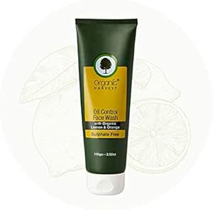 organic harvest face wash for oily skin