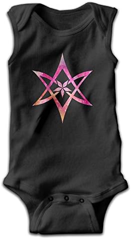 Deear Galaxy Unicursal Hexagram Print 100% Cotton Infant Sleeveless Onesie Outfits