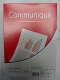 Communique Multifunction Printer labels (100 sheets) 21 per page 63.5x38.1mm