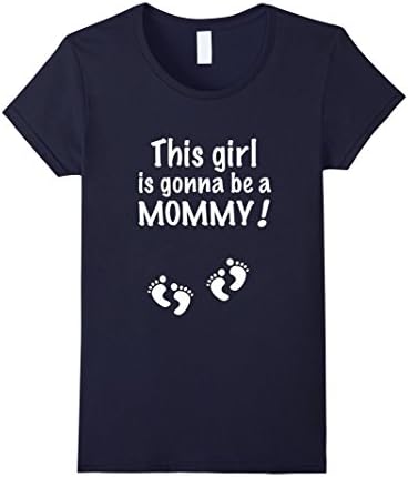 Women's Pregnant With Twins Cute And Funny Maternity T Shirt Small Navy