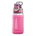 Bubba Flo Silicone Kids Water Bottle, 16 oz, Pink