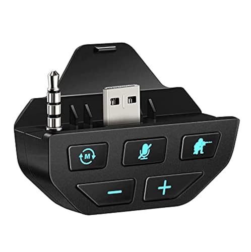 Stereo Headset Adapter Compatible with Xbox One X/S Controller