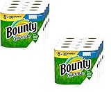 Paper Towels, White, 2 Pack of 8 Family Rolls
