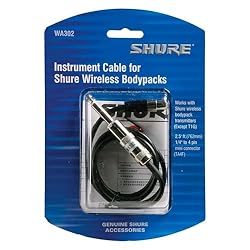 Shure WA302 2' Instrument Cable, 4-Pin Mini