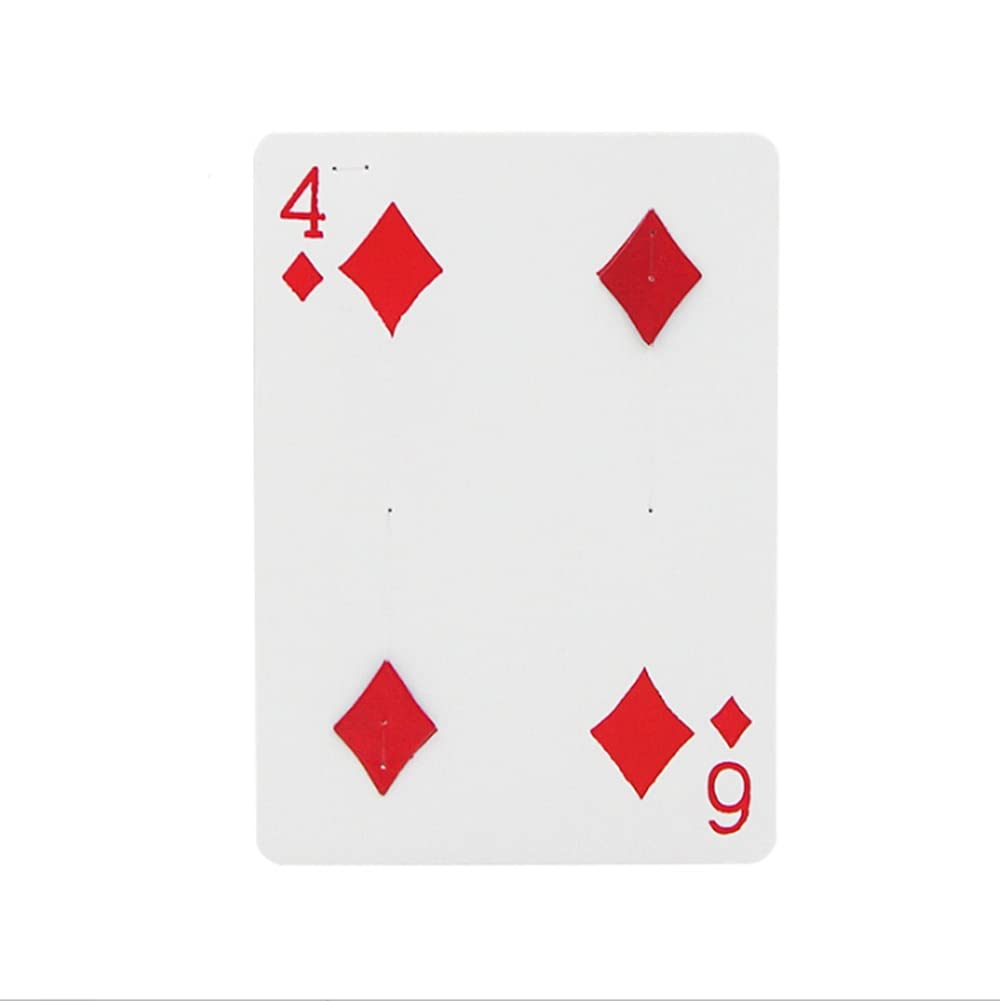 Magic Tricks Card Fantastic 4 to 6 Moving Point Card for Magician Cards Gimmick Close Up Magic Props Comedy
