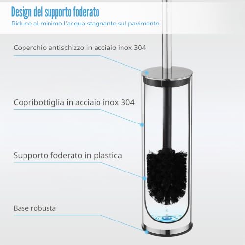 bgl 304 Stainless Steel Round Toilet Brush Holder