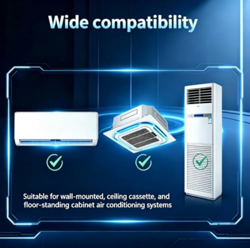 Cagrin Universal Air Conditioner Control K-1028E 1000 in 1 LCD Screen | Features Timer, Clock and Fast Cooling, Compatible with LG, Samsung, Gree, Toshiba, Haier, Midea and More Brands