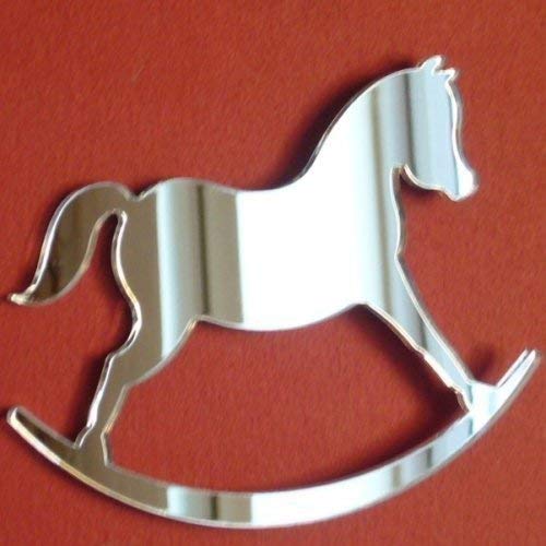 Sendmeamirror Rocking Horse Mirrors 4cm x 3cm (5 in Pack)