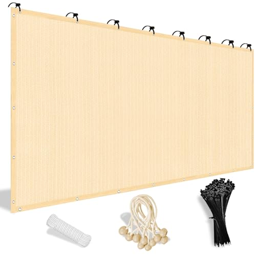Shade&Beyond Wheat Shade Cloth 10' x