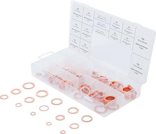 BGS 8052 | Seal Ring Assortment | Copper | 150 pcs.