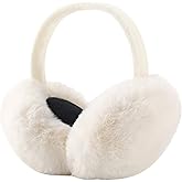Caistre Ear Muffs Warm Furry Earmuffs Ear Warmers for Women, Winter Faux Fur Ear Covers for Outdoor Use