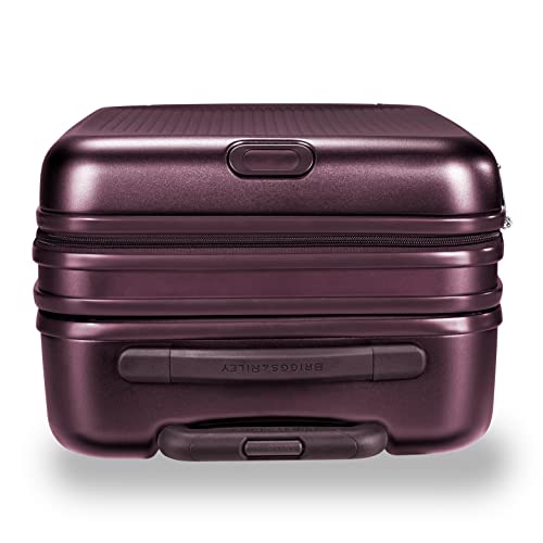 Briggs & Riley Sympatico Hardside Domestic Spinner Luggage, Plum, 22