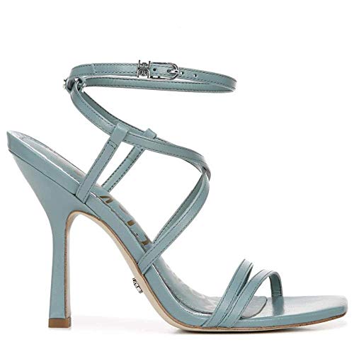High Heel Strappy Wedding Sandals Royal Blue With T Strap