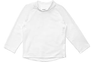 Leveret Long Sleeve Baby Boys Girls Rash Guard Sun Protected UPF + 50 Kids & Toddler Swim Shirt (12 Months-5 Toddler)
