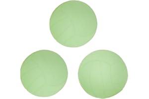 Viminston Spike Replacement Balls Glow in The Dark 3.5inch Green Soft Rubber Roundnet Game Balls