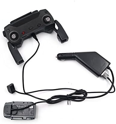 Car Charger for DJI Spark Batteries and Remote Controllers 3 In 1