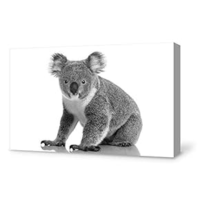 Canvas Wall Art Wildlife Otter Canvas Painting Wall Poster Decor for Living Room Framed Home Decorations - 12x18 inches