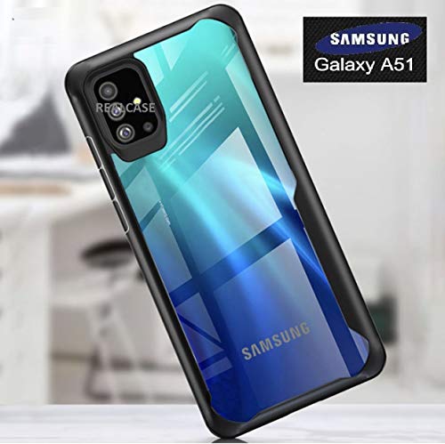 REALCASE Samsung A51 Back Cover Case, Clear Gel TPU Bumper [Shock Proof] [Anti-Slip] [Scratch Resistant] Back Case Cover