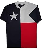 Stately Men's Texas Flag Henley Shirt