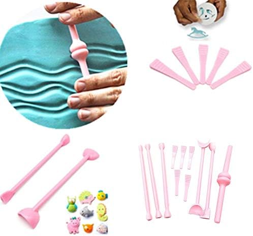 Modelling Tools Sculpture Sculpture Set 11 Pieces Clay Tool Kit for Silicone Ceramic Polymer Clay Craft Embossing Pen Modelling Tools